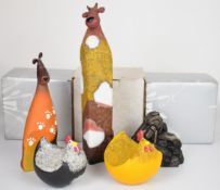 Art Forum Farmyard Fun animal figures, tallest 32cm