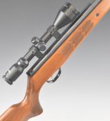 Webley Stingray II Quattro .22 air rifle with chequered semi-pistol grip and forend, adjustable