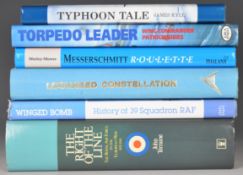 Six aviation books Lockheed Constellation by Peter J Marson, Torpedo Leader by Patrick Gibbs, Winged