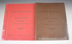 Jaguar XK120 spare parts catalogue and drop head coupé supplement, Jaguar authorised replicas of the