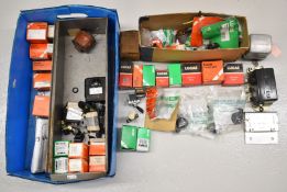 Classic and vintage car interest mainly Lucas parts including Klaxon type horn push, ignition