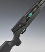 Weihrauch HW110 .177 PCP air rifle with composite stock textured semi-pistol grip and forend, raised