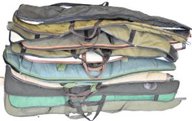 Eleven various padded shotgun, rifle or air rifle slips including Franzen, Weihrauch, HSF and