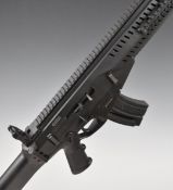Beretta ARX 160 .22 LR HV assault style rifle with adjustable folding tactical stock, chequered