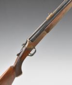 Savage Arms .410 and .22LR combination or drilling gun with chequered semi-pistol grip and forend,