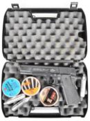 Umarex Colt Government 1911 A1 .177 CO2 air pistol with chequered composite grips and multi-shot