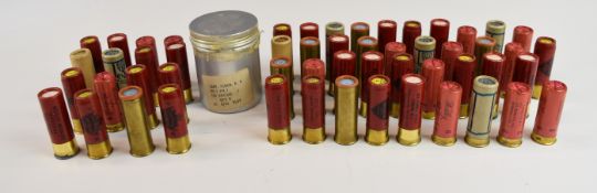 Fifty-four 12 bore Westley Richards and Page-Wood of Bristol shotgun cartridges. PLEASE NOTE THAT