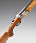 Beretta S686 Special 12 bore over and under ejector shotgun with engraved locks, underside,