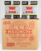Two-hundred 12 bore Maionchi Baby Magnum 42g 6 shot shotgun cartridges, all in original boxes.
