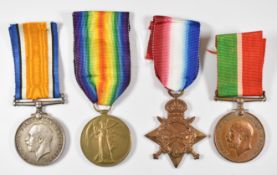 WW1 medal pair comprising War Medal and Victory Medal named to 183823 Pte W G Webb ASC together with