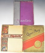 Three Cunard ship or liner promotional brochures, comprising RMS Queen Mary including the Art Deco