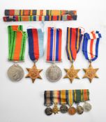 British Army WW2 Royal Artillery medal group of five for Captain (Temporary) Major W R Elliott