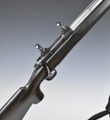 Winchester .22-250 Rem bolt-action target rifle with semi-pistol grip, Butler Creek sling, scope