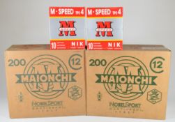 Four-hundred 12 bore Maionchi M-Speed 36g Nickel 6 shot  shotgun cartridges, all in original