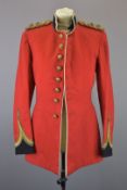 British Army Royal Sussex Regiment officer's tunic, retailers Hawkes & Co London, with regimental