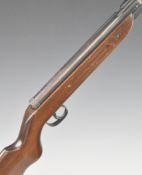 Original Model 25 .22 air rifle with semi-pistol grip and pop-up sights, NVSN.