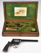 Deane Adams and Deane for E&E Emanuel 52 bore five shot semi-hammerless revolver with line
