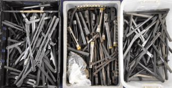 A very large collection of SMK and similar air rifle parts including barrels, underlevers, pistons