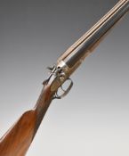 Edwinson Green of Cheltenham & Gloucester 12 bore side by side hammer action shotgun with named
