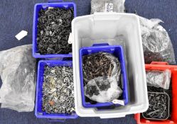 A very large collection of air rifle, pistol and similar gun triggers.