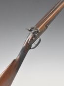 William Urton of Chesterfield 14 bore percussion hammer action double barrelled side by side