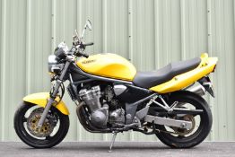 2003 Suzuki Bandit 600cc motorcycle, registration number FJ03 RVV, with V5c and original owner's