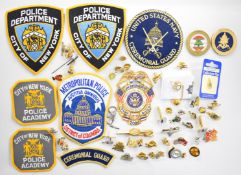 Small collection of Military, Police and other pin / cloth badges, including Parachute Regiment,