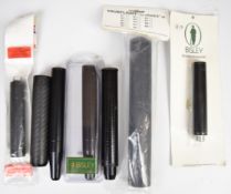 Seven air rifle sound moderators/ silencers including Bisley, Armex Trueflight etc, most in original