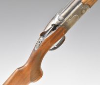 Beretta 686 Onyx Sporting 12 bore over and under ejector shotgun with named lock and underside,