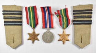 WW2 Royal Air Force ephemera and medals relating to Squadron Leader Frederick T Hull, the medals