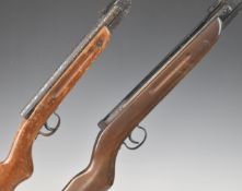 Two Diana .177 air rifles Model 27 and one other, both with adjustable sights.