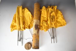 WW2 Royal Air Force Gibson Girl Aerial box kite M-357-A with metal container and instructions though