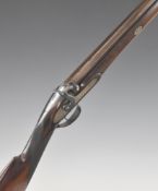 Thomas Fletcher of Gloucester 12 bore percussion hammer action muzzle loading sporting gun with