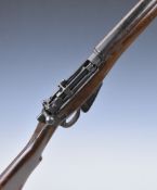 Short Magazine Lee Enfield (SMLE) No 4 Mk 1 Long Branch .303 smooth bore bolt-action gun with