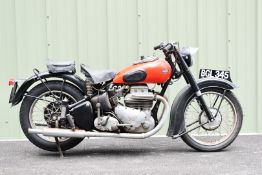 1950 Ariel 4G MK1 Square four, motorcycle registration number BGL 345. Forming part of a deceased'