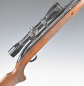 BSA Airsporter S .22 under-lever air rifle with chequered semi-pistol grip, raised cheek-piece and