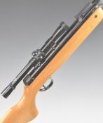 BSA Meteor .177 air rifle with semi-pistol grip, raised cheek piece and BSA 4x20 scope, serial