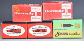 Five-hundred rifle bullet heads including .243, 6mm, .308 etc.