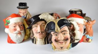 Royal Doulton character and Toby jugs including Isaac Walton (300 Year Anniversary of Compleat