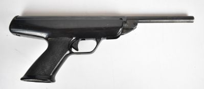 BSA Scorpion .22 target air pistol with shaped and chequered grip, serial number RB52955.