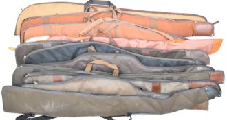 Twelve various padded shotgun, rifle or air rifle slips including Pointer.