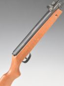 Cometa Model 50 .177 air rifle with semi-pistol grip, raised cheek piece and adjustable sights,