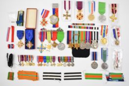 WW2 Royal Air Force confirmed Caterpillar Club and Escapee medals including 1939/1945 Star, Air Crew