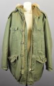 Cold weather parka retailers North West Sports Ltd, dated 1971, size XL