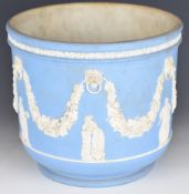Wedgwood Jasperware jardinerie. diameter 26cm x height 23cm