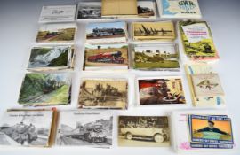 Railway and other interest postcards, early 20th century onwards, including LMS, British Railways,