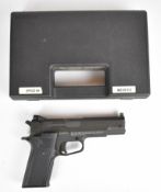 Crosman C40 .177 CO2 air pistol with named and chequered grips and adjustable sights, NVSN, in