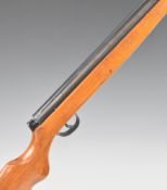 Haenel Model 302 .177 air rifle with semi-pistol grip and adjustable sights, serial number 418363.