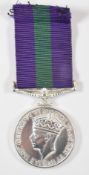 British Army George VI General Service Medal named to AS 7355 Pte K Manqane, African Pioneer Corps