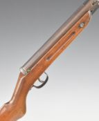 Haenel Model I DRP .177 air rifle with semi-pistol grip and adjustable sights, serial number 1028.